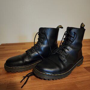 Dr. Martens Luana Black Boots, Women 8
